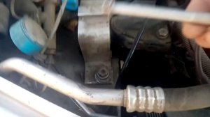 Как снять генератор Ларгус К7 с кондиционером.