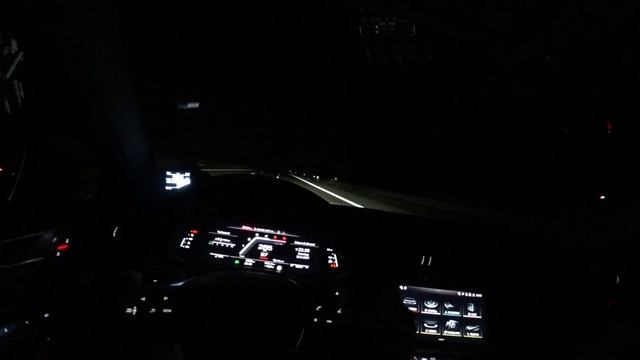 2021 AUDI S6 AVANT (344HP) NIGHT POV DRIVE Onboard (60FPS)