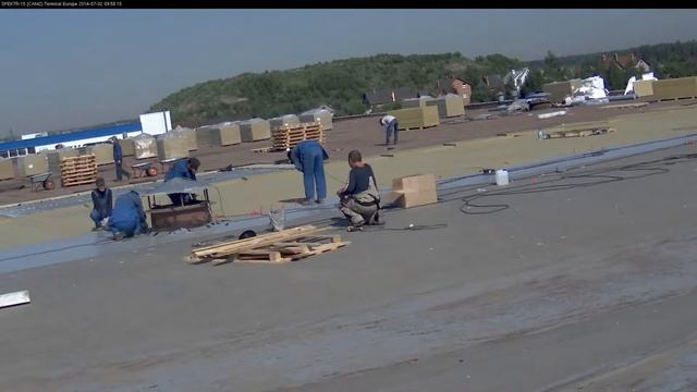 Ремонт тепло- и гидроизоляции кровли с использованием мембраны ПВХ смотреть онлайн