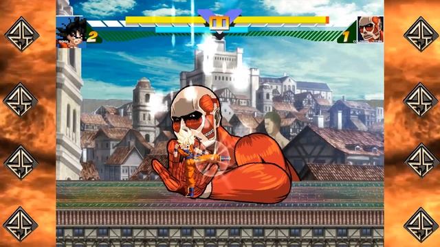 Super Saiyan Goku (Dragonball Z) vs Colossal Titan (Attack on Titan) - Ultimate Mugen Fight 2017 смотреть онлайн