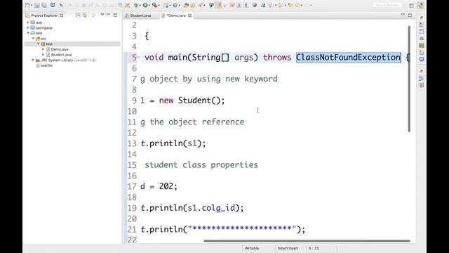 DIFFERENT ways to create an OBJECT in JAVA || Part 2 || Using NewInstance() of Class смотреть онлайн