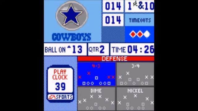 Madden NFL 2001 (Game Boy Color)- Cowboys vs. Bills 1/2 смотреть онлайн