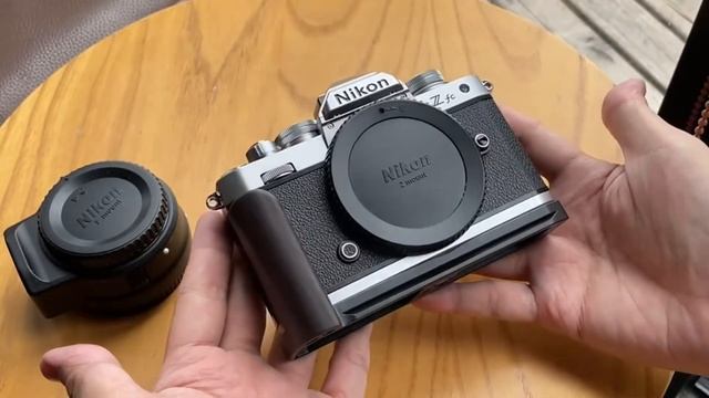? Real Wood Nikon Zfc Camera Hand Grip Tripod Mount ? Arca Swiss Compatible Handle for Nikon ZFC смотреть онлайн