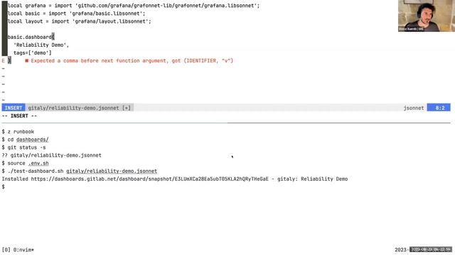 Create Grafana dashboard as code смотреть онлайн