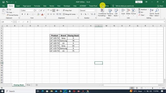 ASAP Utilities Advance Excel Part-1 смотреть онлайн