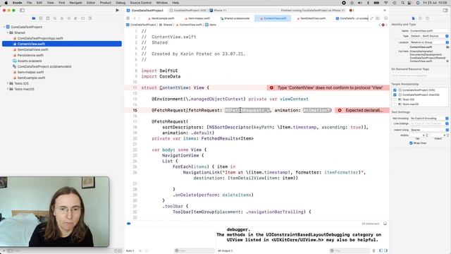 How to best use Core Data with SwiftUI 2.0 - MVVM - Unit test and working with the preview смотреть онлайн