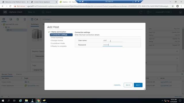 Creating Cluster and adding ESXi to vCenter - 05 смотреть онлайн