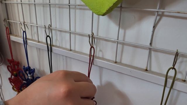 The Process Of Making Korean Traditional Ornaments. Master Of Traditional Korean Knot Crafts.