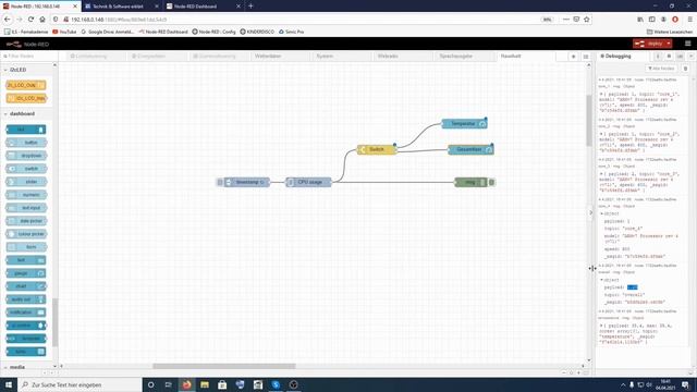 Raspberry Pi 3B+ Tutorial: Node Red und CPU Last / Temperatur anzeigen lassen смотреть онлайн
