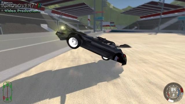 BeamNG Drive: Car Jump Arena Crashes and Rolls 35 NO MUSIC (4K HD) смотреть онлайн
