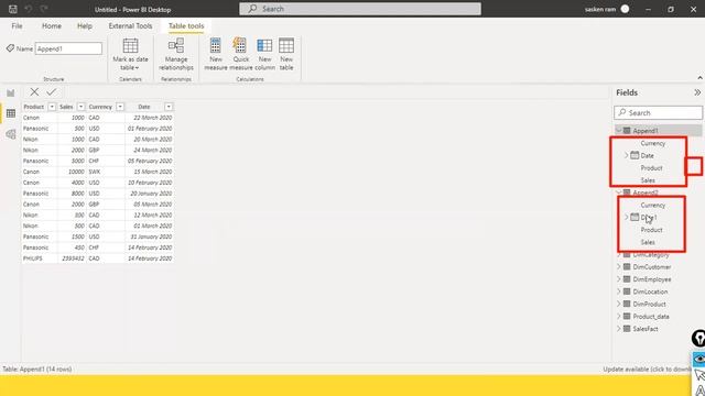 Append and Merge in Power BI смотреть онлайн