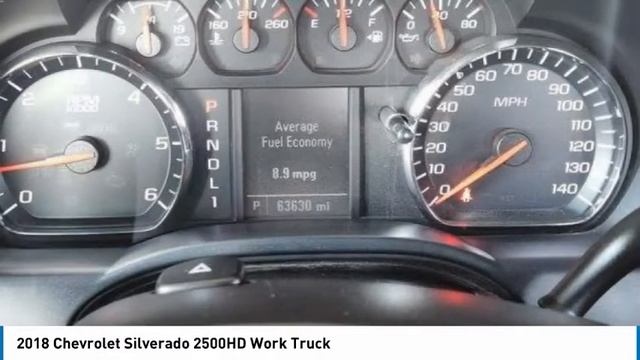 2018 Chevrolet Silverado 2500HD P1474