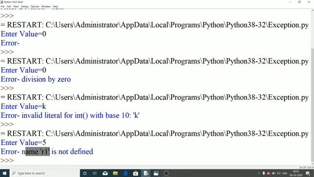 Exception Handling - Python Programming смотреть онлайн