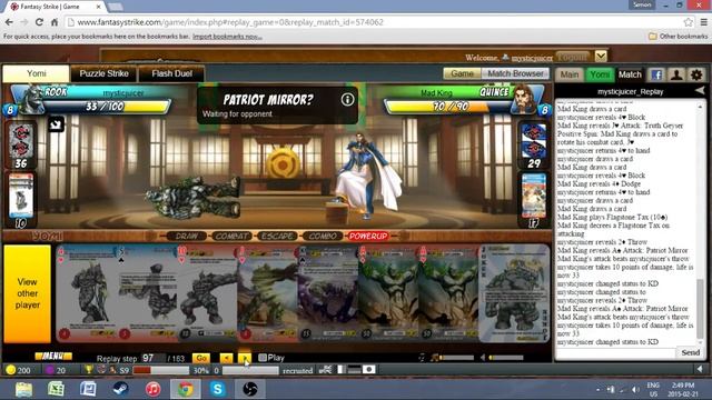 [Yomi] Rook vs Quince - Match-Up and Replay Analysis смотреть онлайн