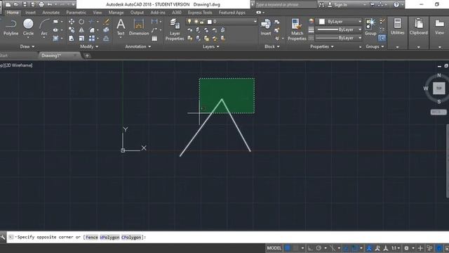 #2 | AutoCAD || Line, Erase, Polyline, Explode, Join, Regenerating Model, Pan, Ortho Mode || смотреть онлайн