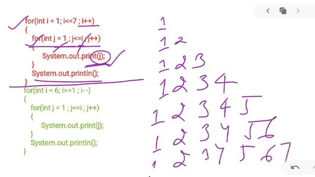 ? VERTICAL PYRAMID PATTERN || CLASS 9 || JAVA || ICSE смотреть онлайн