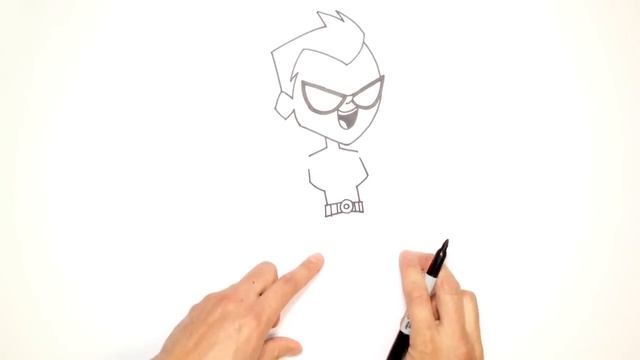 How to Draw Nightwing | Teen Titans GO смотреть онлайн
