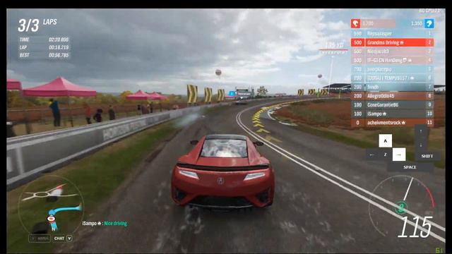 Forza Horizon 4 - Is this the Slowest Supercar? 2017 Acura NSX in S1-Class [Ranked Adventure] смотреть онлайн