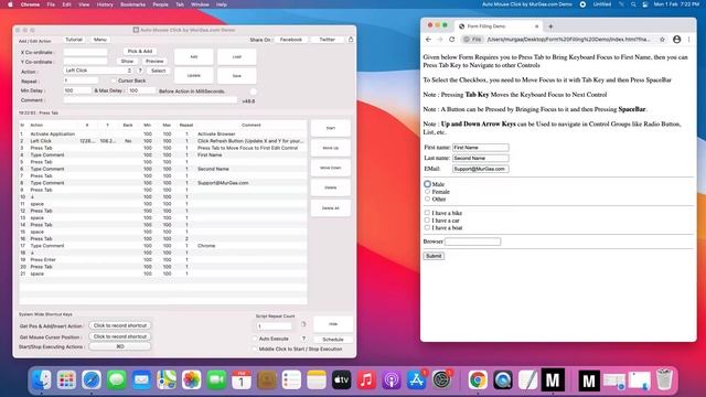 Automate Keystroke to fill Webforms on Macintosh смотреть онлайн