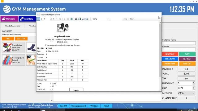 Gym Management System смотреть онлайн
