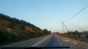Дорога с Севастополя на Керчь.