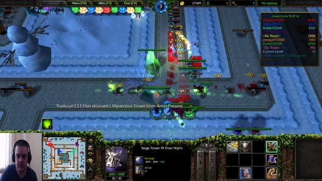 Warcraft 3 Green Circle TD Ep1 Xmas #3 - Here we go смотреть онлайн