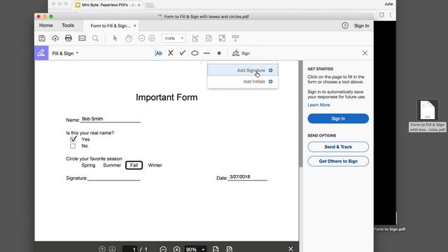 Fill and Sign PDFs on Your Computer with free Adobe Reader DC смотреть онлайн