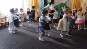 Танец маленьких  котят в детском саду