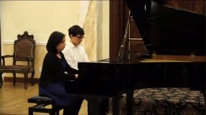 V. Gavrilin, Tarantella for Piano Four Hands. Daniela Heifitz & Daniel Khaldarov