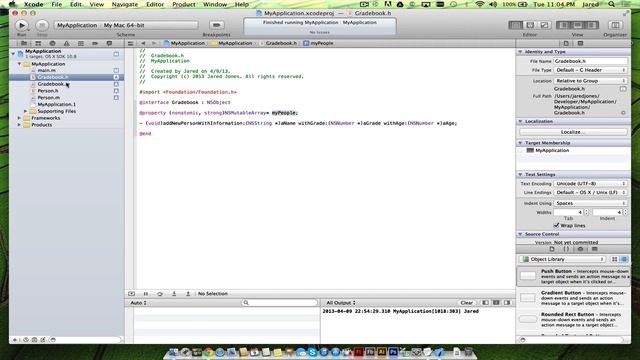 Learn Objective-C Mac/iOS Tut: 1 (For Experienced Programmers) смотреть онлайн