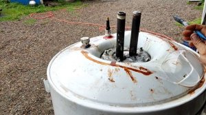 потёк бойлер косвенного нагрева , чиним .