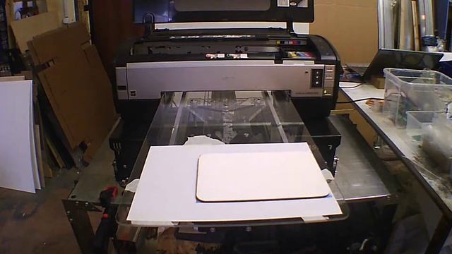 DTG printing on plywood and make jigsaw puzzle. Планшетный принтер, печать на фанере, создание пазл смотреть онлайн