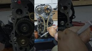 how to change toyota hilux #2TR-FE #VVTI Engine timing chain pad