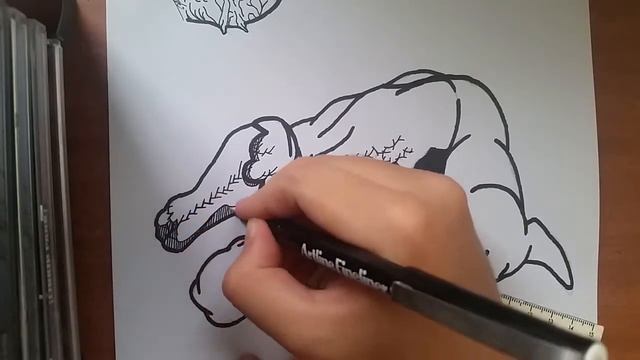 Slurper from Silent Hill | time lapse drawing смотреть онлайн