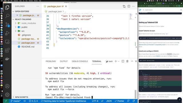 تثبيت Tailwind CSS مع رايكت React смотреть онлайн