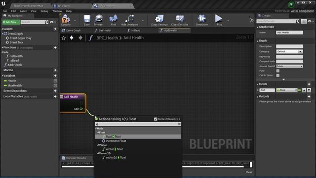 Создание компонента здоровья | Создание мультиплеерной игры на Unreal Engine 4 - #3 смотреть онлайн