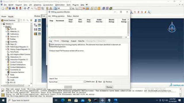 Missing Property Definitions And Job-1.lck Error