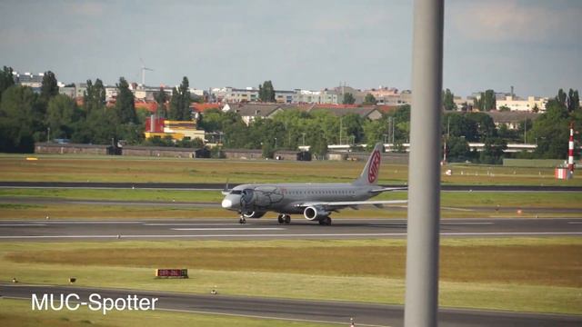 NIKI Embraer ERJ-190-100LR 190LR departure from Berlin Tegel TXL OE-IHB смотреть онлайн