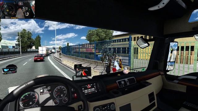 ETS2 Gameplay 4K + wheel cam | MAN TGX E6 560 in Promods | Kielce - Tauragė смотреть онлайн