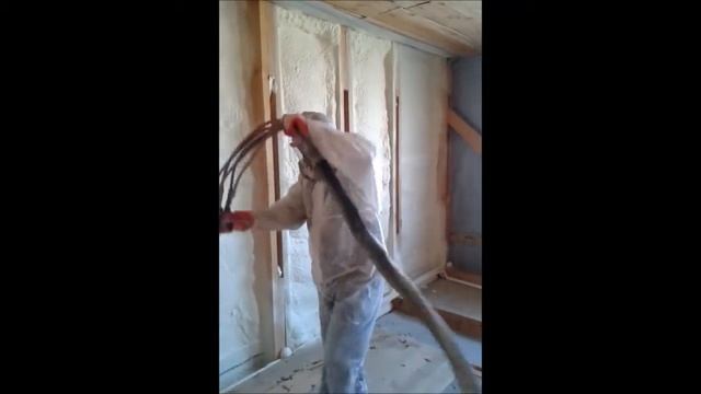 Утепление пенополиуретаном каркасного дома смотреть онлайн