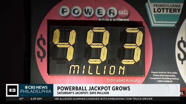 Powerball jackpot grows to $493 million смотреть онлайн
