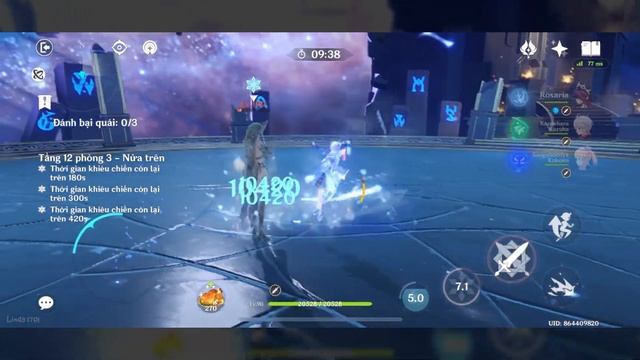 La Hoàn Thâm Cảnh 4.1 [Tầng 12] - Ayaka Freeze & Neuvillette Hyperbloom | Genshin Impact. смотреть онлайн