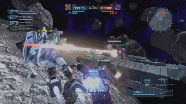 Gundam Battle Operation 2 -GBO 2- Clan Match space - lvl 1 GM Cannon [Space Assault Type] смотреть онлайн