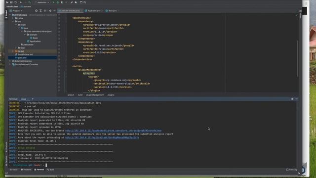 SonarQube - Lanzar un análisis de código desde maven смотреть онлайн