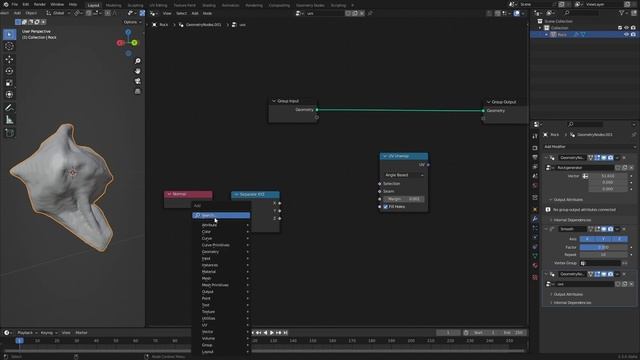 Blender Tutorial: Procedural UV Unwrapping with Geometry Nodes смотреть онлайн
