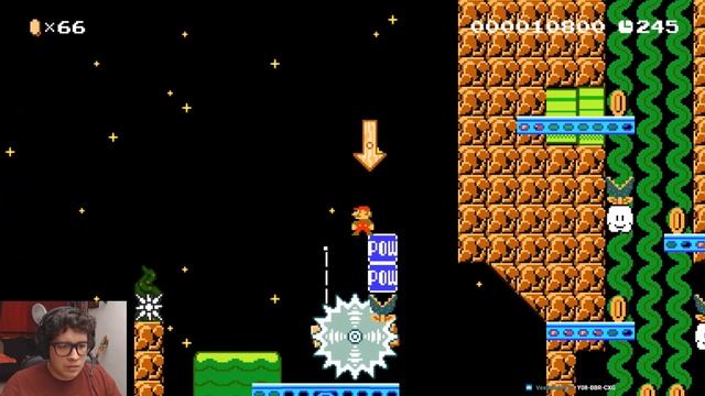 Moon River - Super Mario Maker 2 SMB On/Off Level! смотреть онлайн