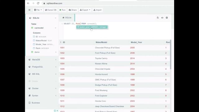 1. How to select multiple columns from a table (SQL Programming) смотреть онлайн