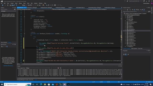 School Management System K-12 | Part 17. Data Validation Part 1 смотреть онлайн
