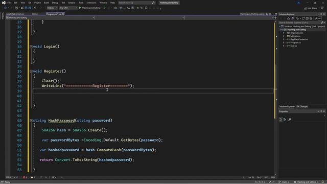 Password Hashing and Salting in .NET C# смотреть онлайн