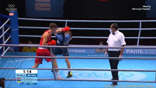 OLEKSANDR KHYZHNIAK (UKR) - LEWIS RICHARDSON (GBR) 75KG смотреть онлайн